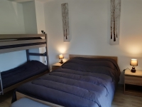 Gîte 3 du Fays - Chambre 2 de 4 personnes avec 1 lit 140 et 1 lit superposé de 2x90