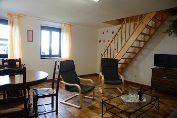 Gîte du Fays - Chambre 4 personnes - Lit 140 Gîte du Fays - Salon